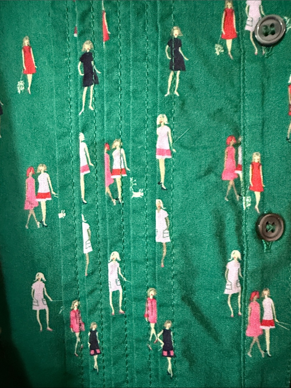 Boden Emerald Green Tennis Print Midi Dress - Picture 4 of 9